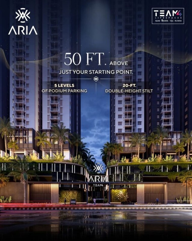 Exterior View, team4-aria 3 Bedroom 1695 Sq.Ft. Apartment In Miyapur Hyderabad 10669491