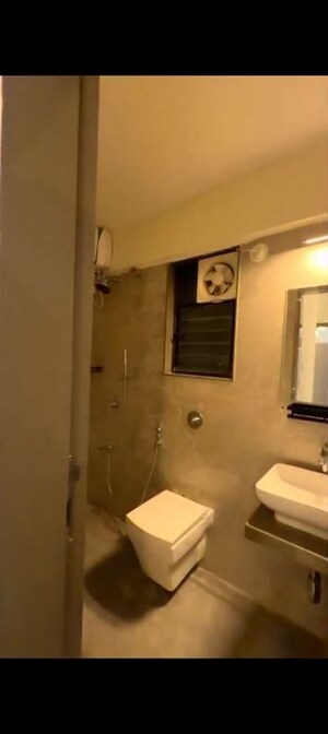Bathroom in 2 BHK Apartment at Oxy Beaumonde, Viman Nagar – for Rent