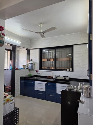 Kitchen in 3 BHK Apartment at Alankapuri CHS, Pashan – for Rent
