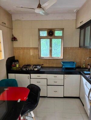 Kitchen in 1 BHK Apartment at Mannat Building, Andheri West – for Rent