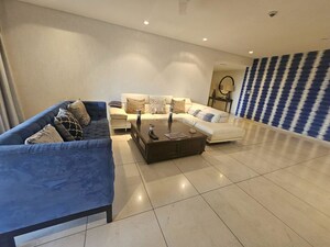 Living Room in 4 BHK Apartment at Panchshil Towers, Kharadi – for Sale