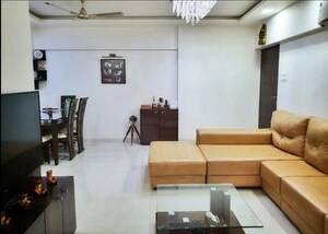 Living Room in 2 BHK Apartment at Dheeraj Gaurav Heights, Jogeshwari West – for Rent