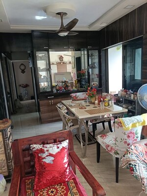 Living Room in 3 BHK Apartment at Regency Heights, Ghodbunder Road – for Sale