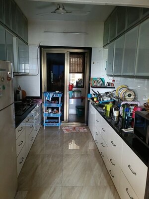 Kitchen in 3 BHK Apartment at Regency Heights, Ghodbunder Road – for Sale