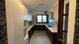 Kitchen in 3 BHK Builder Floor at Unitech Nirvana Country Plots, Sector 50 – for Rent