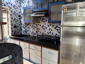 Kitchen in 2 BHK Apartment at Harbour Court, Nerul Sector 19a – for Rent