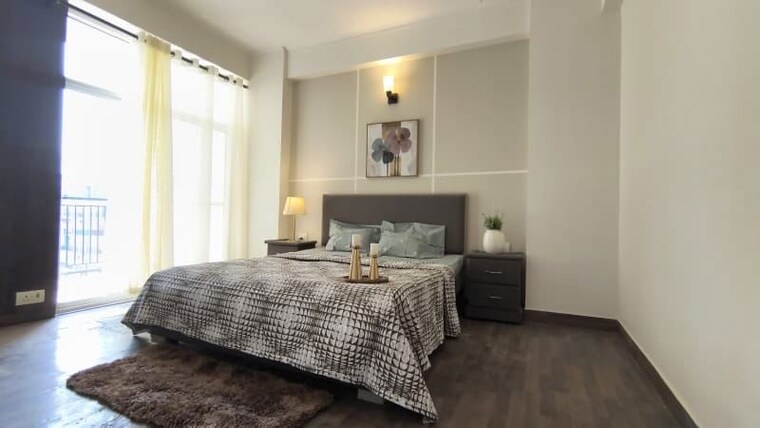 Bedroom, skytech-matrott 2 Bedroom 1015 Sq.Ft. Apartment In Sector 76 Noida 10669746