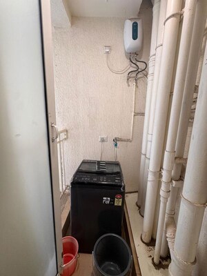 Balcony in 1 BHK Apartment at Aurum Q Residences, Ghansoli – for Rent