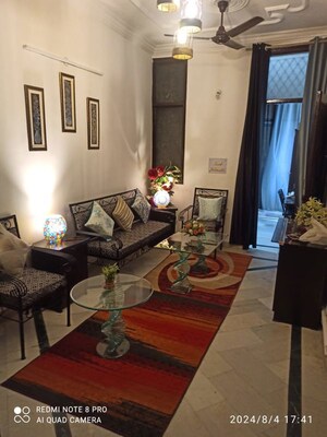 Living Room in 3 BHK Apartment at Lajpat Nagar Iii – for Rent