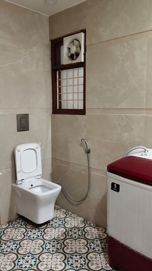 Bathroom in 2 BHK Apartment at RWA Apartments Sector 37, Sector 37 – for Rent