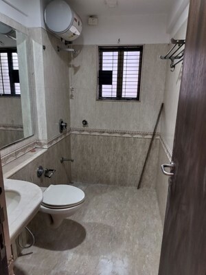 Bathroom in 4 BHK Apartment at Khar West – for Sale