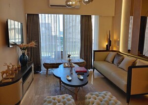 Living Room in 2 BHK Apartment at M3M Marina, Sector 68 – for Rent