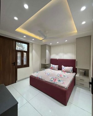 Bedroom in 2 BHK Builder Floor at Mahavir Enclave 1 – for Sale