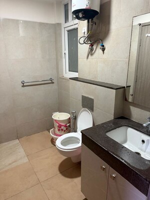 Bathroom in 3 BHK Apartment at Emaar Palm Premier, Sector 77 – for Rent