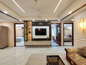 Living Room in 4 BHK Builder Floor at Chattarpur – for Sale