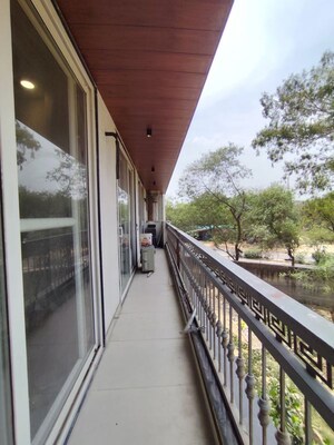 Balcony in 4 BHK Builder Floor at Chattarpur – for Sale