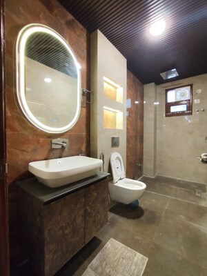 Bathroom in 4 BHK Builder Floor at Chattarpur – for Sale