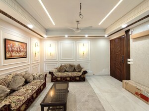 Living Room in 4 BHK Builder Floor at Chattarpur – for Sale