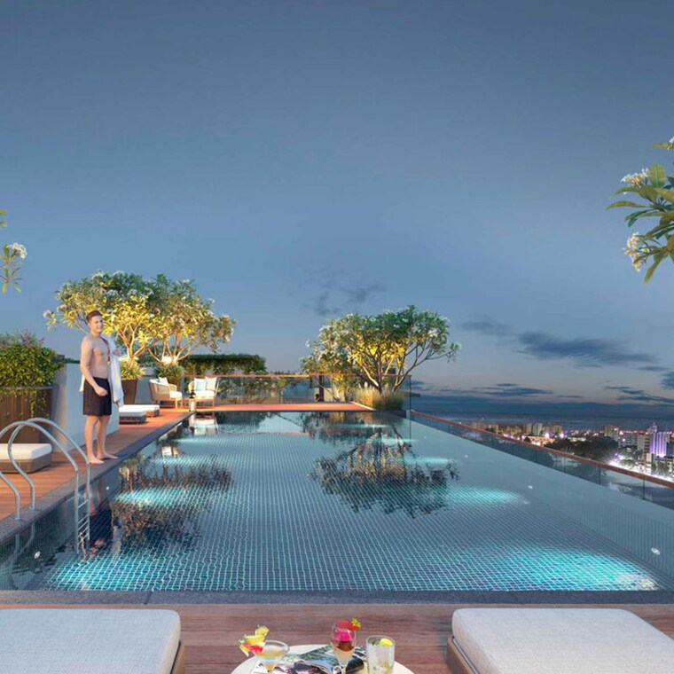 Swimming Pool, shree-park-altezza 3 Bedroom 1100 Sq.Ft. Apartment In Andheri West Mumbai 10669921