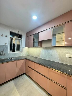 Kitchen in 2 BHK Builder Floor at Palm Residency Chhatarpur, Chattarpur – for Rent