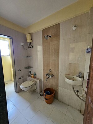 Bathroom in 2 BHK Apartment at Krishna Heights Ghansoli, Ghansoli – for Rent