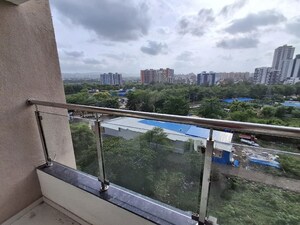 Balcony in 3 BHK Apartment at Sukhwani Coloronic, Ravet – for Rent
