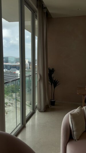Building Lobby in 3 BHK Apartment at Forum Serendipity, Bandra Kurla Complex – for Sale