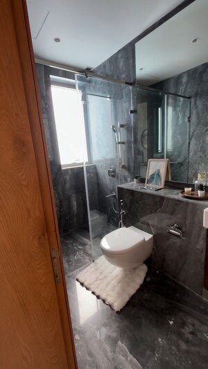 Bathroom in 3 BHK Apartment at Forum Serendipity, Bandra Kurla Complex – for Sale