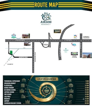  Plot – Map Location View at Gosainganj - for Sale