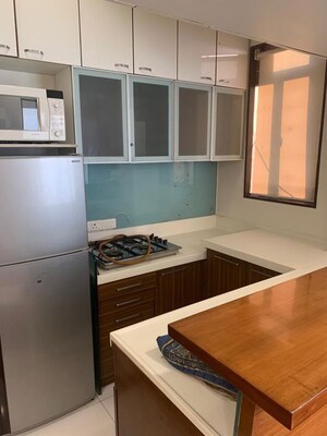 Kitchen in 1 BHK Apartment at Pushpa Vihar CHS, Colaba – for Rent