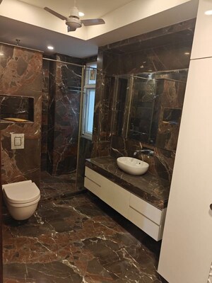 Bathroom in 4 BHK Builder Floor at Defence Colony – for Rent