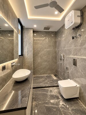 Bathroom in 4 BHK Builder Floor at Shanti Kunj – for Sale