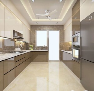 Kitchen in 2 BHK Builder Floor at Mahavir Enclave 1 – for Sale