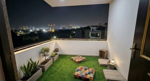 Balcony in 3 BHK Apartment at Jammu and Kashmir Bank Employees CGH, Sector 9a – for Rent