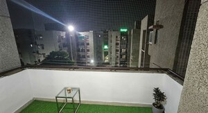 Balcony in 3 BHK Apartment at Jammu and Kashmir Bank Employees CGH, Sector 9a – for Rent