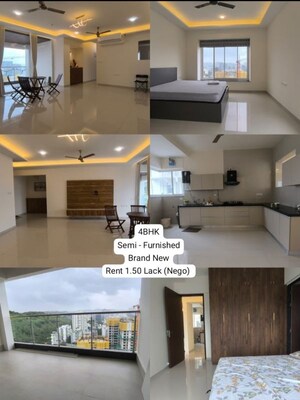 Kitchen in 5 BHK Apartment at Kasturi Legacy, Baner – for Rent