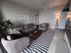 Living Room in 3 BHK Apartment at Makarba – for Sale