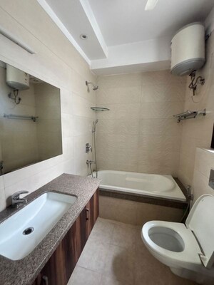 Bathroom in 4 BHK Builder Floor at East Of Kailash – for Rent