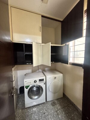 Bathroom in 4 BHK Builder Floor at East Of Kailash – for Rent