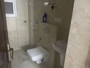 Bathroom in 2 BHK Apartment at Omaxe Hazratganj Residency, Gomti Nagar – for Rent