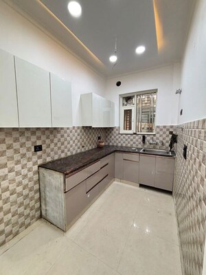 Kitchen in 3 BHK Builder Floor at Green Fields Colony – for Rent