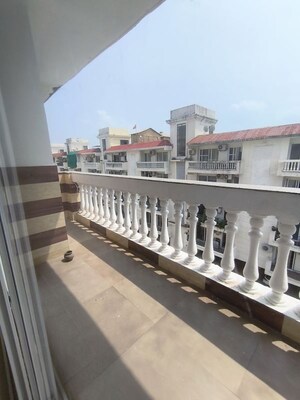 Balcony in 3.5 BHK Apartment at Panchsheel Enclave – for Sale