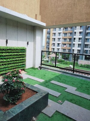 Balcony in 1 BHK Apartment at Siddhi Highland Haven, Balkum Pada – for Rent