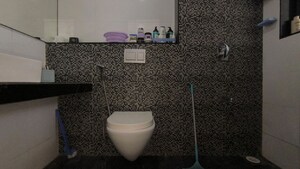 Bathroom in 2 BHK Apartment at Kakad Paradise Phase 2, Mira Road East – for Rent