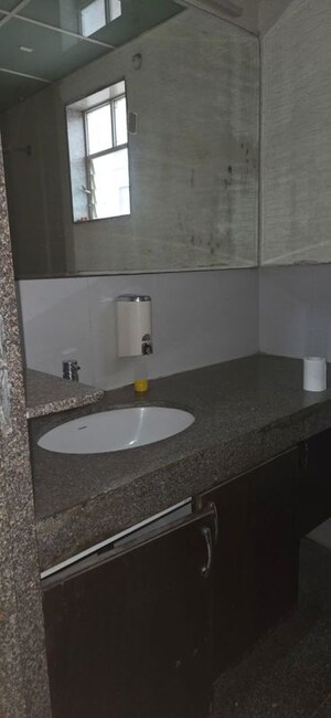 Bathroom in 3 BHK Apartment at Kumar Peninsula, Baner – for Rent