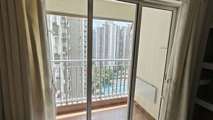 Balcony in 2 BHK Apartment at Lodha Amara Tower 23, Kolshet Road – for Rent