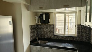 Kitchen in 2 BHK Apartment at Lodha Amara Tower 23, Kolshet Road – for Rent