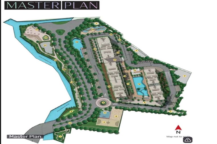 Master Plan, sobha-brooklyn-towers-town-park 2 Bedroom 875 Sq.Ft. Apartment In Hosur Road Bangalore 10607095