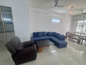 Living Room in 3 BHK Apartment at Smart World Orchard, Sector 61 – for Rent