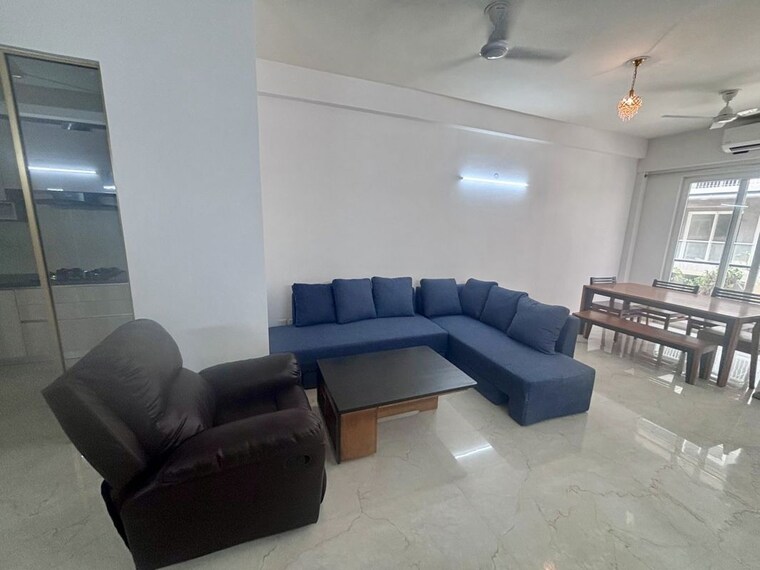 Living Room, smart-world-orchard 3 Bedroom 1630 Sq.Ft. Apartment In Sector 61 Gurgaon 10670426